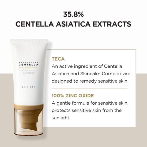 SKIN1004 Madagascar Centella Air-fit Suncream Light - Image 4